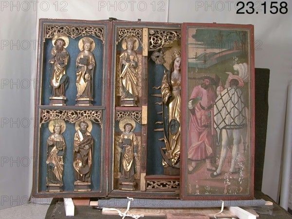 Virgin and Child with Twelve Saints, between 1510 and 1520. Creator: Unknown.