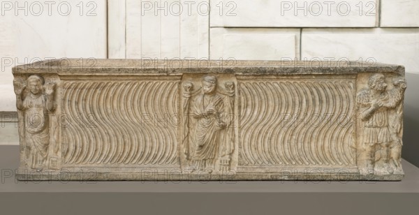 Sarcophagus, 3rd century. Creator: Unknown.