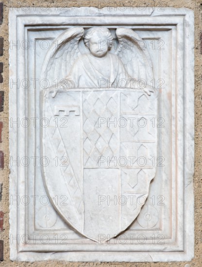 Coat of Arms of the Neapolitan Branch of the Antinori Family, mid-15th century. Creator: Unknown.