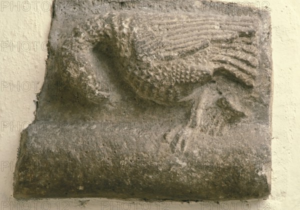 Relief Fragment with a Bird, between 12th and 13th century. Creator: Unknown.