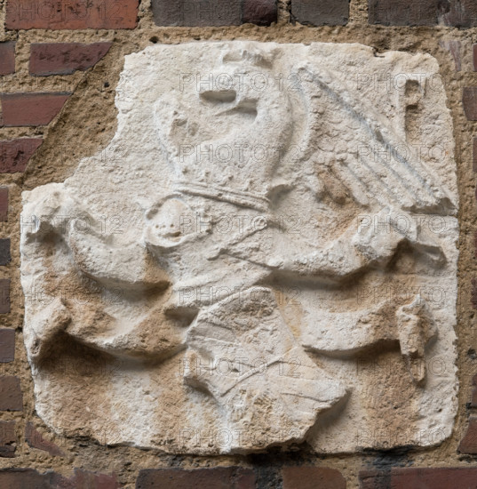 Coat of Arms of Federico da Montefeltro, c.between 1444 and 1465. Creator: Unknown.