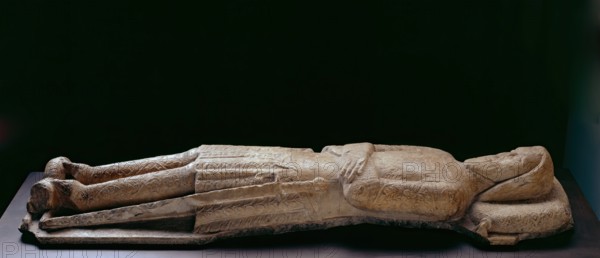 Tomb Effigy of a Recumbent Knight, c.between 1350 and 1375. Creator: Unknown.