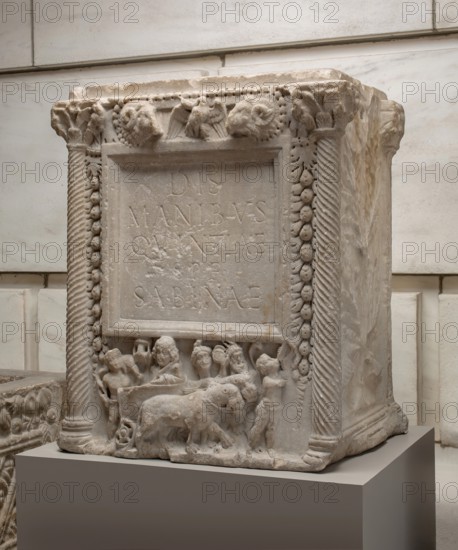 Funerary Monument of Quintia Sabina, 1st century. Creator: Unknown.