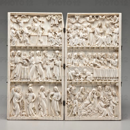 Diptych, 14th century. Creator: Unknown.