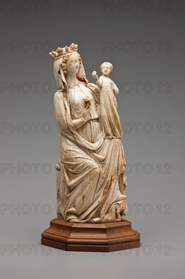 Virgin and Child Enthroned, 14th century. Creator: Unknown.