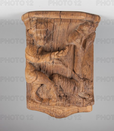 Misericord from a Choir Stall, 15th century. Creator: Unknown.