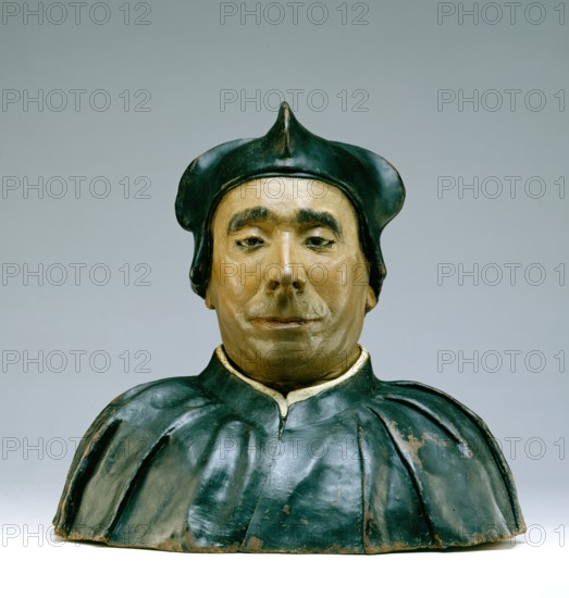 Bust of a Scholar or Prelate, 1545. Creator: Unknown.