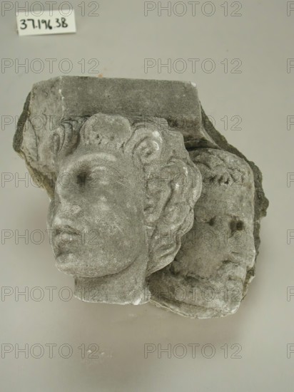 Sarcophagus Fragment, 4th century. Creator: Unknown.