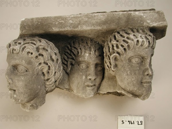 Sarcophagus Fragment, 4th century. Creator: Unknown.