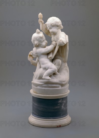 Two Children Personifying Literature, between 1775 and 1800. Creator: Unknown.