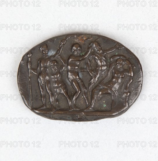 Bacchus and Ariadne with Nessus, 15th century. Creator: Unknown.