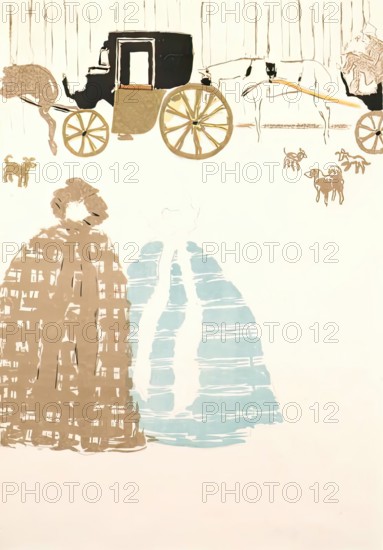 The Promenade, 1897. Creator: Pierre Bonnard.