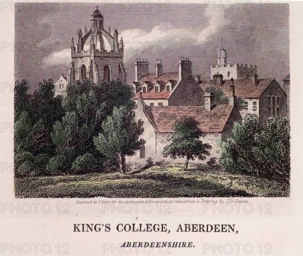 King's College, Aberdeen, c1810. Creator: James Sargant Storer.