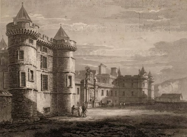 Holyrood Palace, 1800. Creator: Wilson Lowry.