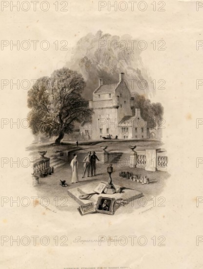 Bemerside Tower, 1833. Creator: John Horsburgh.