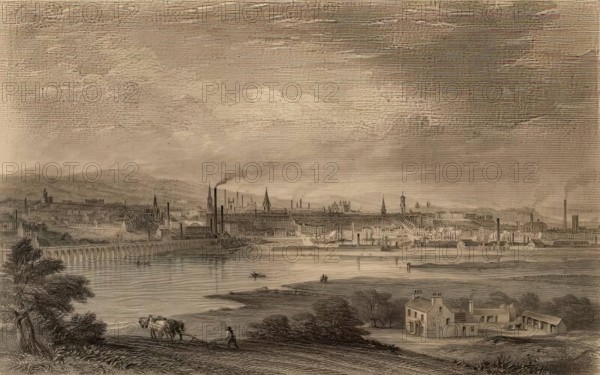 Aberdeen from the South, c1850. Creator: Richard Parminster Cuff.