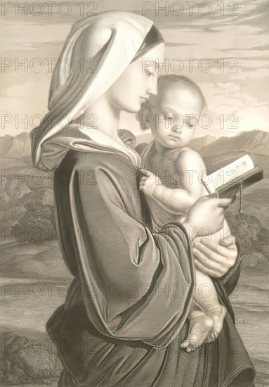The Virgin Mother, 1854. Creator: Thomas Vernon.