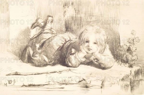 The Young Angler, 1834. Creator: William Dyce.