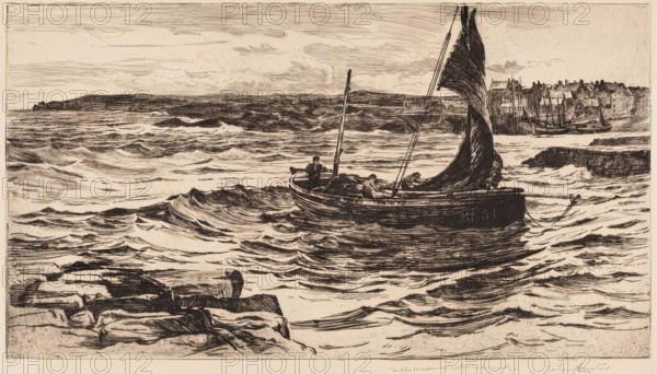 Fishing Port, c1870-1900. Creator: Colin Hunter.