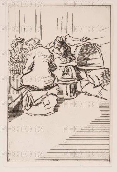 Women Seated, c1930s. Creator: Thérèse Lessore.