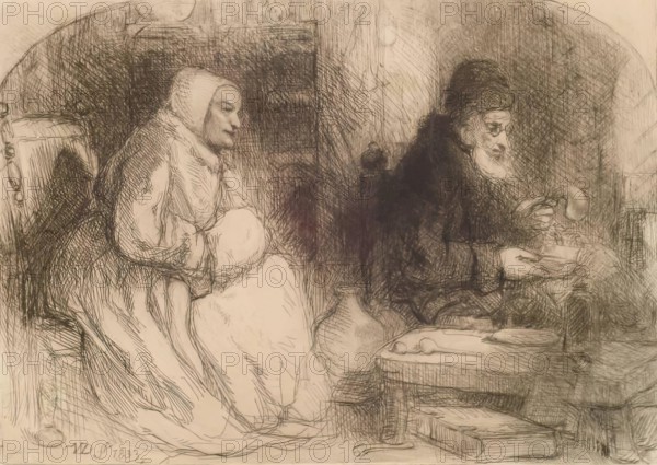 A Visit to the Alchemist, 1833. Creator: William Dyce.