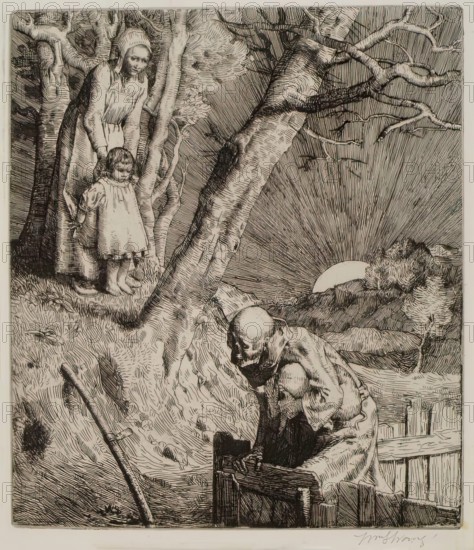 He Was Imprisoned, 1888. Creator: William Strang.