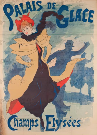 Palais De Glace. Champs Elysees, 1893. Creator: Jules Cheret.