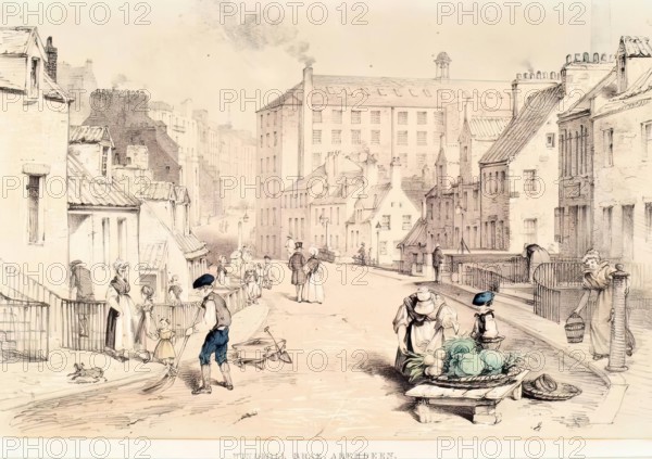 Windmill Brae, Aberdeen, c1840s. Creator: William Nichol.