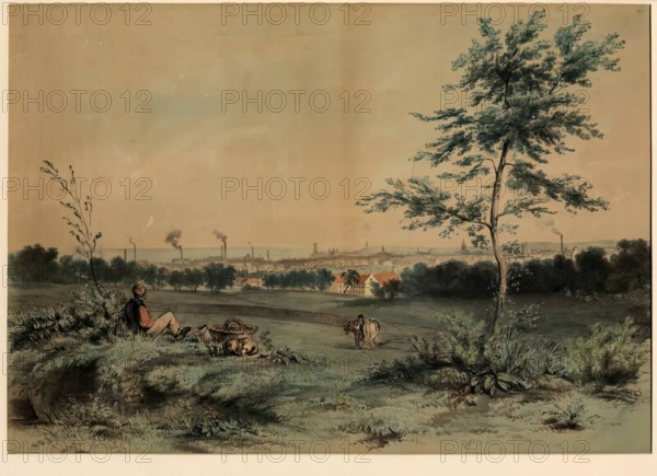 Aberdeen From Cornhill, c1840s. Creator: William Nichol.