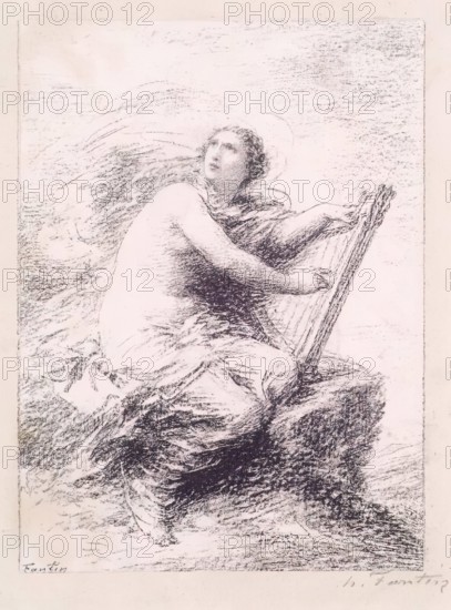 Inspiration, c1895. Creator: Henri Fantin-Latour.