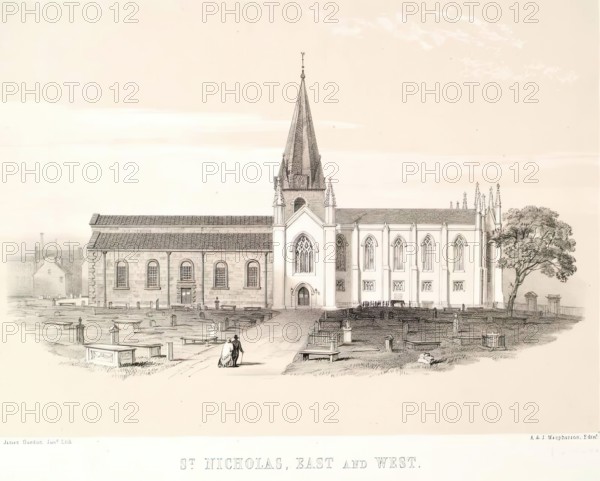 St Nicholas, East and West, c1850-1880. Creator: James Gordon Junior.