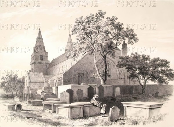 Aberdeen Cathedral, c1843-1889 Creator: James Gordon Junior.
