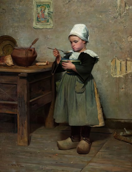 A Frugal Meal, 1888. Creator: Alexander Mackenzie.