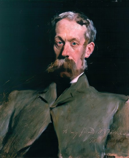Dr Robert Farquharson of Finzean, 1881. Creator: John Singer Sargent.