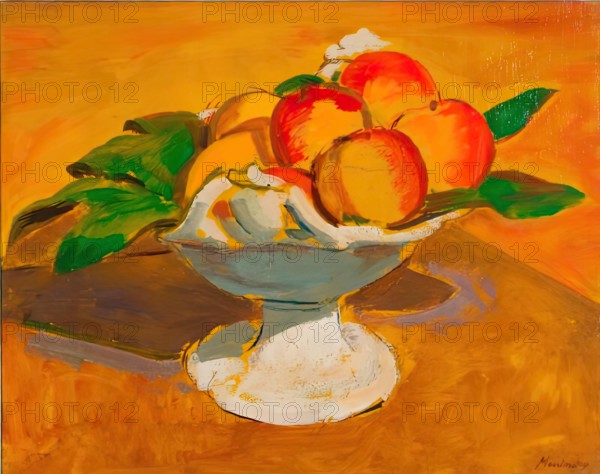 Still Life, Fruit, c1930. Creator: Bernard Meninsky.
