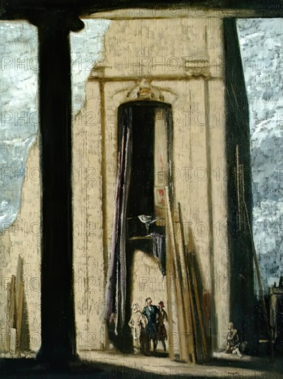 The Black Pillar, c1890-1940. Creator: James Pryde.