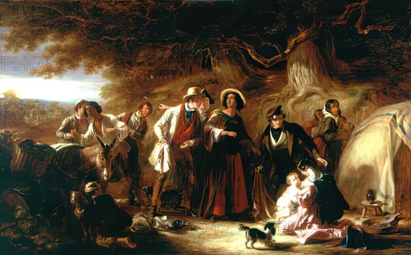 The Recovery of the Stolen Child, 1841. Creator: William Allan.