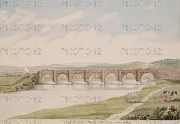 Bridge of Dee, Aberdeen, 1827. Creator: Alexander Seton.