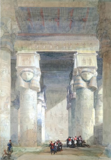 Ancient Tartyris, Upper Egypt, 1848. Creator: David Roberts.