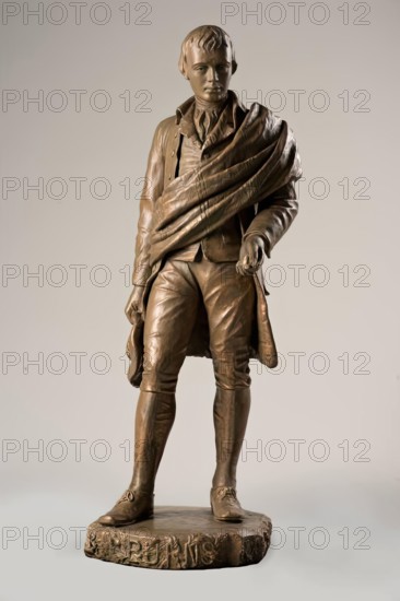 Robert Burns - Maquette for the Statue on Union Terrace, 1889. Creator: Henry Bain Smith.