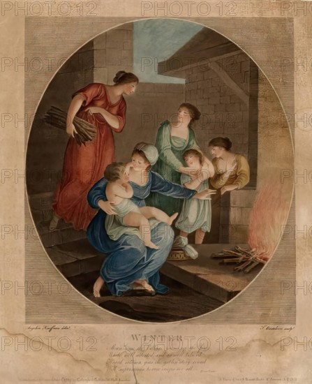 Winter, 1782. Creator: Francesco Bartolozzi.