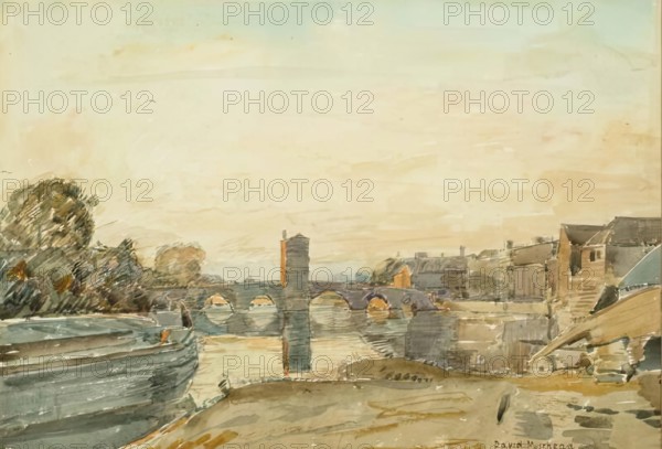 Fortified Bridge, c1920s. Creator: David Thomson Muirhead.