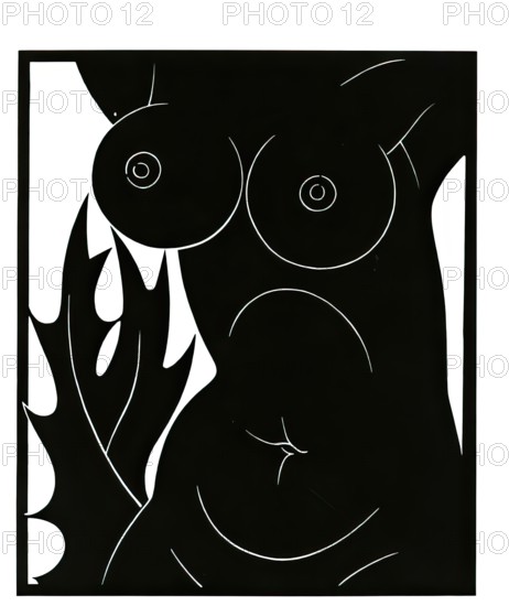 Female Torso, 1900-1924. Creator: Eric Gill.