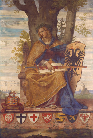 Germania, 1834-1836. Creator: Philipp Veit.