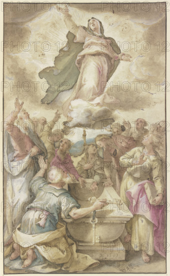 Assumption of Mary, 1599. Creator: Johannes Rottenhammer the elder.