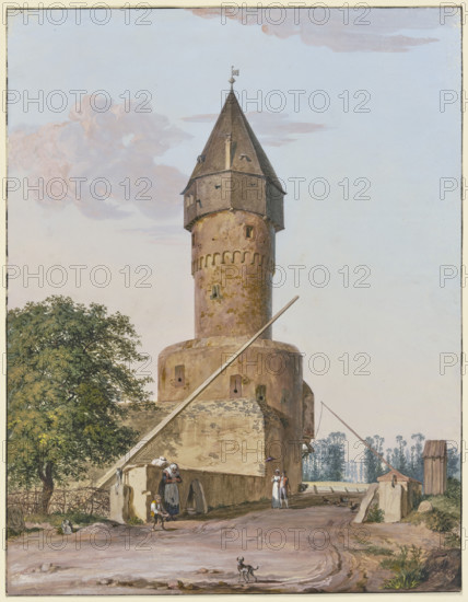 The Bockenheimer Warte in Frankfurt am Main. Creator: Anton Radl.