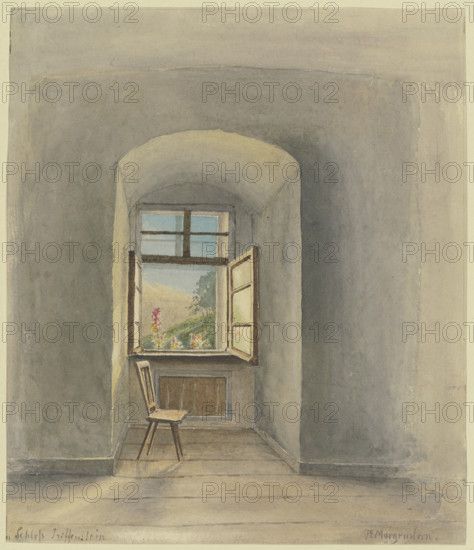 Window in Triffenstein Castle on the Main River. Creator: Ernst Morgenstern.