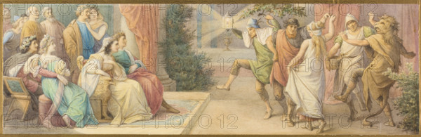 The ruling couple Theseus and Hippolyta, the bridal couples Demetrius and Helena..., c1883. Creator: Leopold Bode.