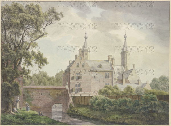 The Castle in Heemstede, 1801. Creator: Franciscus Andreas Milatz.