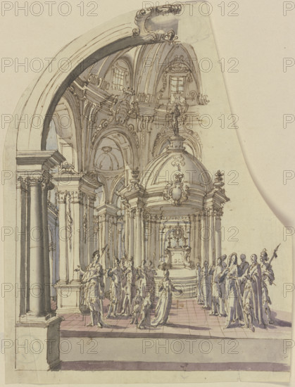 Church interior. Creator: Andreas Altomonte.